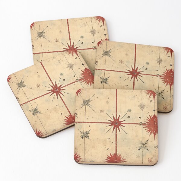 Item preview, christmas pattern vintage style star  designed and sold by Meandmyshop.