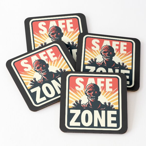 Item preview, Retro zombie safe zone designed and sold by TomFrontierArt.