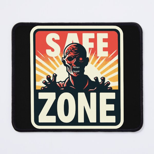 Item preview, Retro zombie safe zone designed and sold by TomFrontierArt.