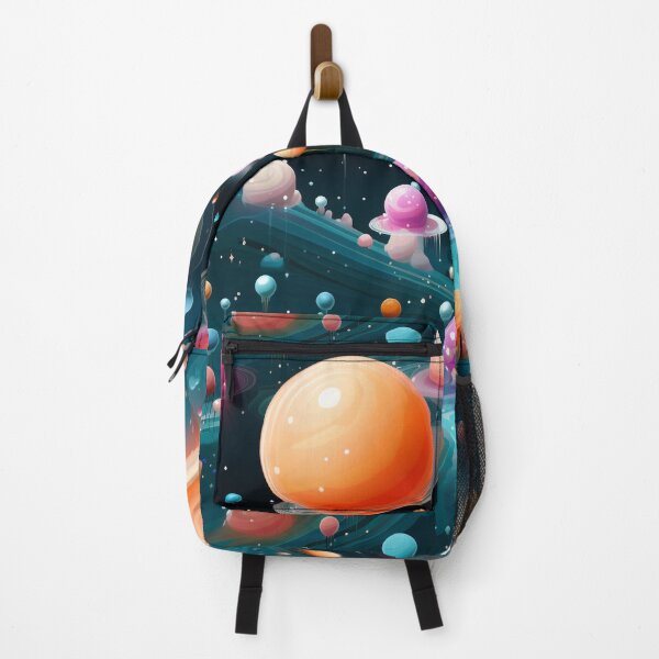 Item preview, Whimsical Planet & Balloon Streetscape designed and sold by YYWDesigns.