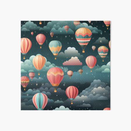 Item preview, Adventurous Hot Air Balloons #4 designed and sold by PSKStudio.