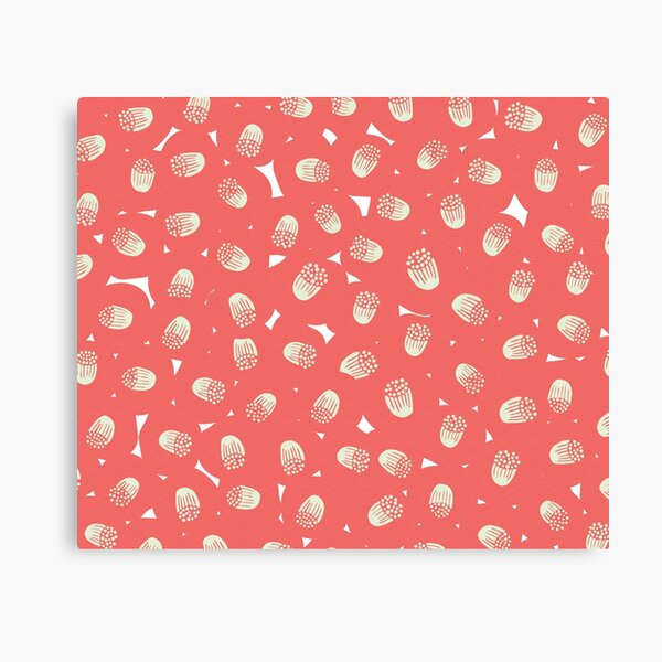 Floral pattern in vintage style Canvas Print