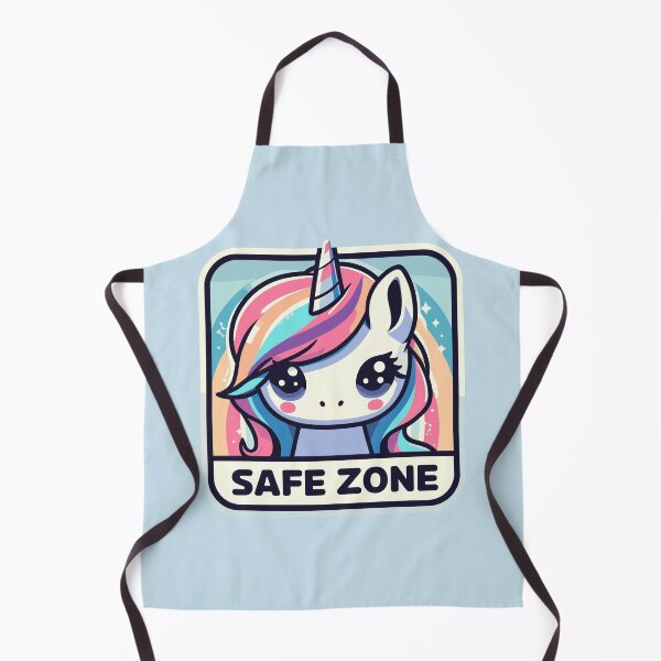 Item preview, Cute unicorn safe zone designed and sold by TomFrontierArt.