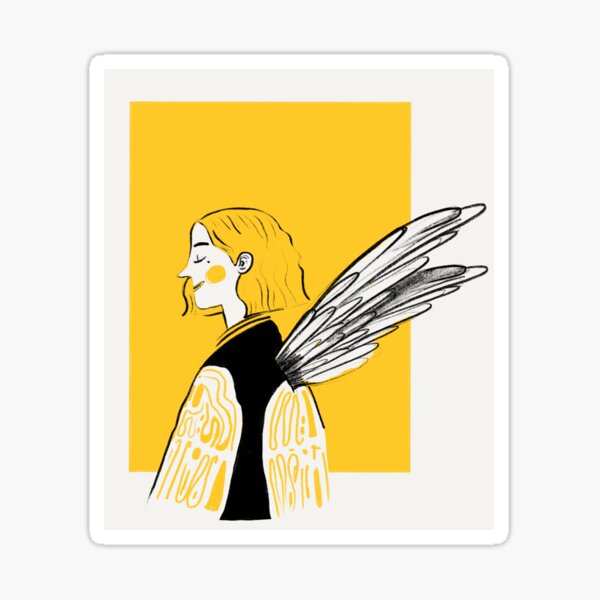 Teen angel Sticker