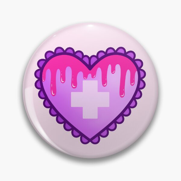 Item preview, Menhera Dripping Heart designed and sold by KawaiPastelKult.