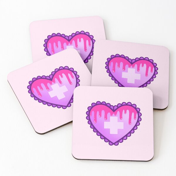 Item preview, Menhera Dripping Heart designed and sold by KawaiPastelKult.