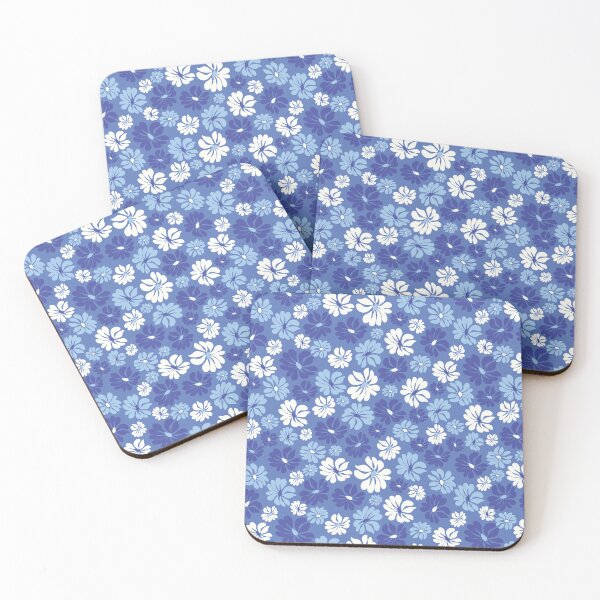 Item preview, SUMMER BLUE COCONUT GIRL BOHO FLOWERS designed and sold by blomastudios.