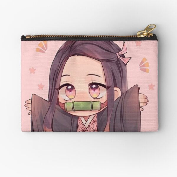 Nezuko Cute Zipper Pouches for Sale