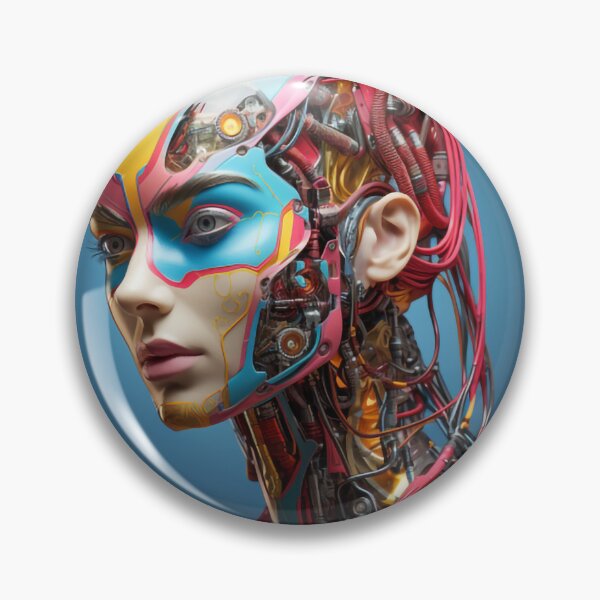 Item preview, Colorful android girl designed and sold by mvojnovic1992.