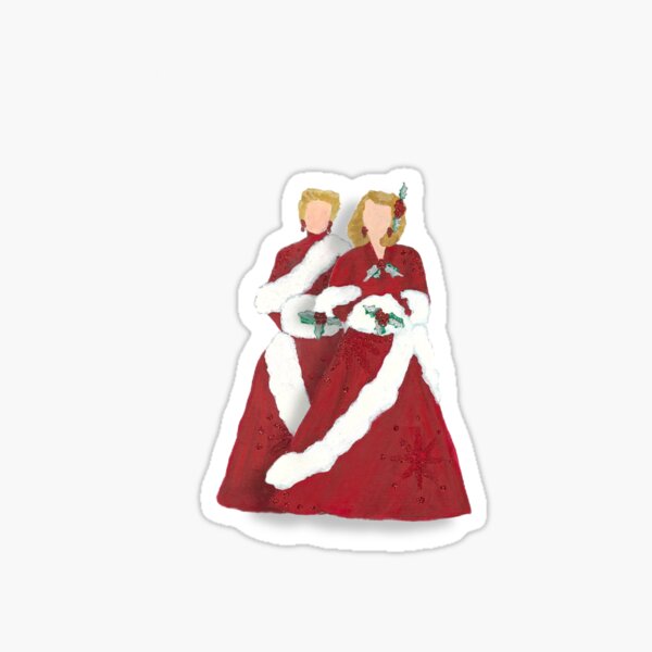 Item preview, White Christmas Inspired Finale Red Dress - Sisters Betty & Judy designed and sold by ArtsyAnastasia.