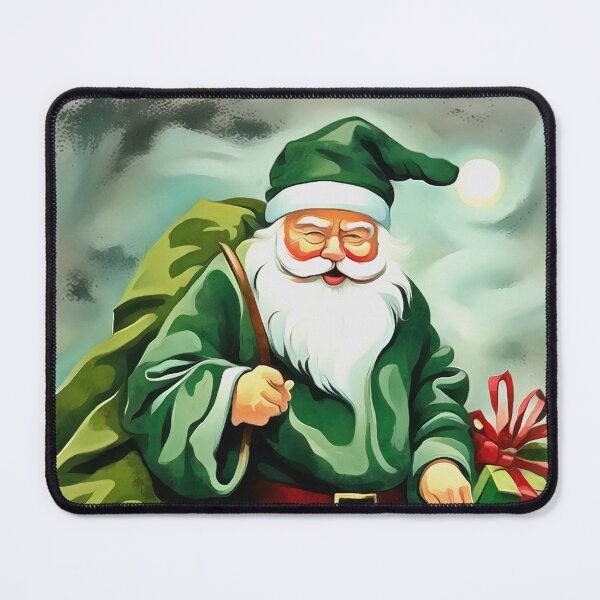Item preview, Victorian Father Christmas Wearing Green Robes designed and sold by taiche.
