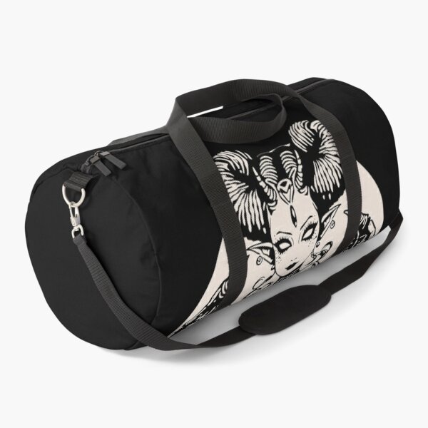 Victoria's Secret PINK Travel Duffle Bag Black White Block Logos