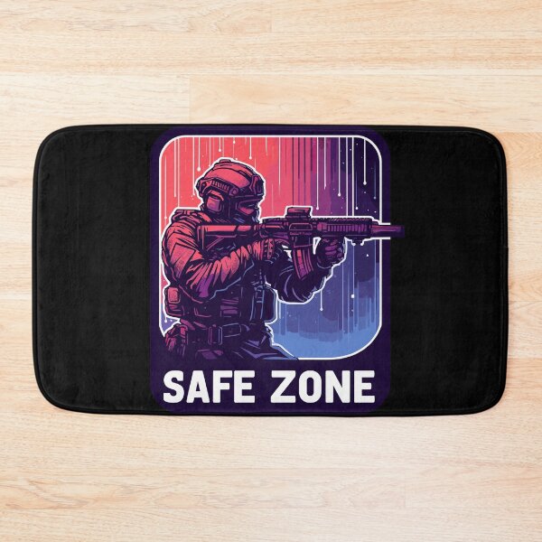 Item preview, Safe zone rifle guns club firearm  designed and sold by TomFrontierArt.
