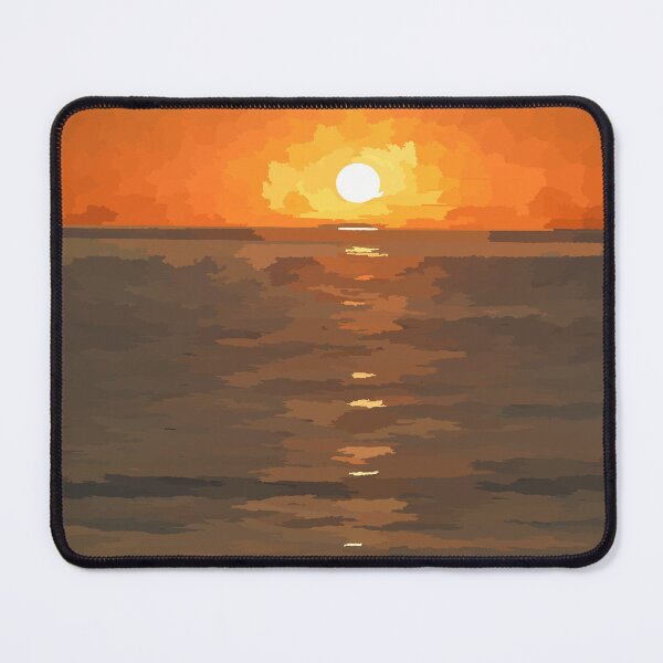 Item preview, artistic sunset over the sea designed and sold by LocalOddball.