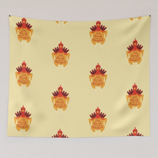Item preview, Thanksgiving Turkey. Eat, drink and be thankful. designed and sold by VieBelieve.