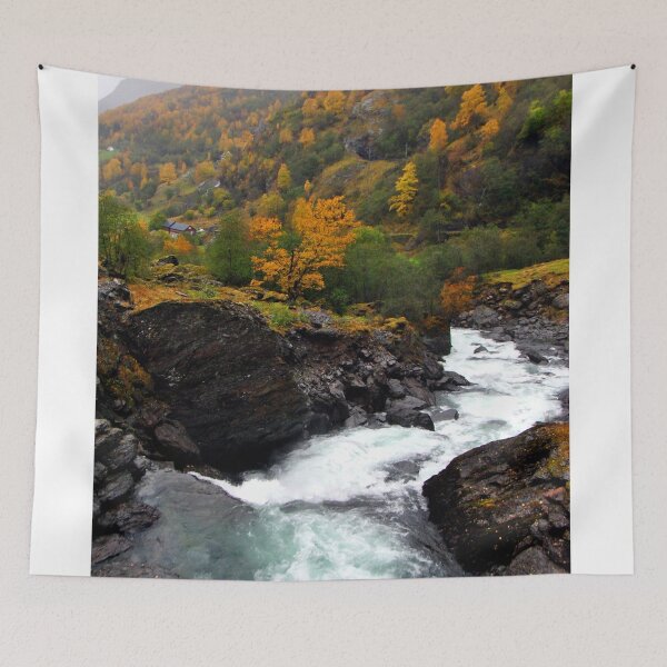 Item preview, Waterfall Flamsdalen Valley Flam Norway Scandinavia designed and sold by AndyEvansPhotos.