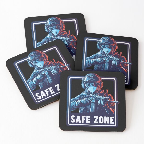 Item preview, Safe zone special forces club firearm  designed and sold by TomFrontierArt.