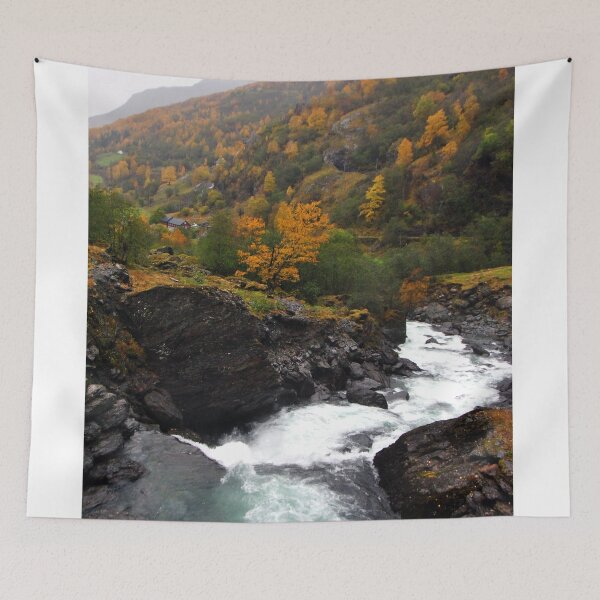 Item preview, Waterfall Flamsdalen Valley Flam Norway Scandinavia designed and sold by AndyEvansPhotos.