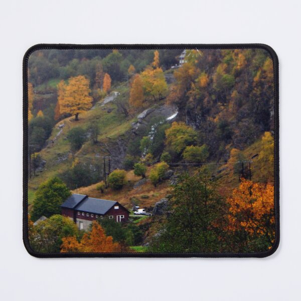 Item preview, Autumn Trees Flamsdalen Valley Flam Norway Scandinavia designed and sold by AndyEvansPhotos.
