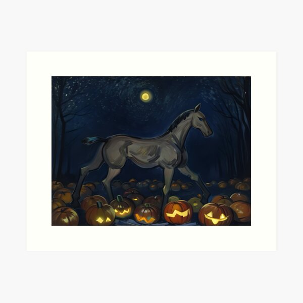 Spooky Horse Art Prints for Sale | Redbubble