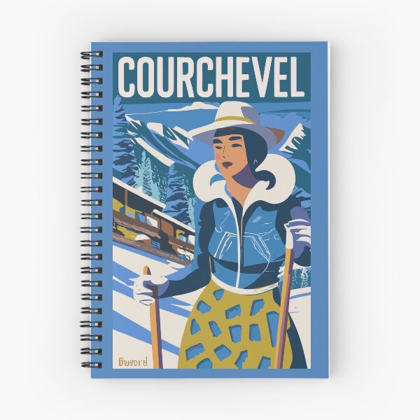 Item preview, A Vintage Travel Art of Courchevel - France  designed and sold by GoodOldVintage.