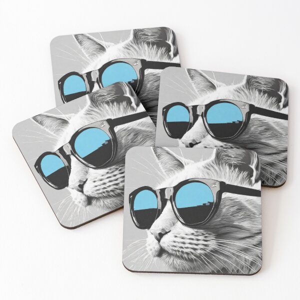 Item preview, Cool cat with sunglasses designed and sold by BentoPrint.