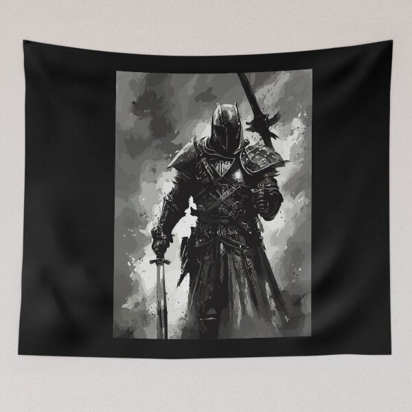 Item preview, Templar Knight The crusader / abstract warrior portrait designed and sold by Naumovski.