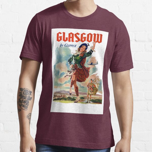 "Vintage Glasgow Scotland Travel" Tshirt for Sale by pdgraphics