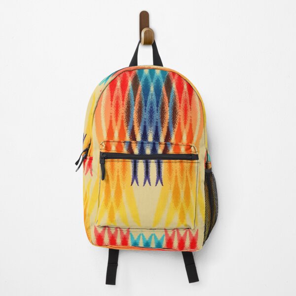 Item preview, hand made retro colored fabric pattern themed design designed and sold by ironpalette.