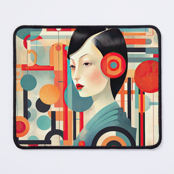 Item preview, Explore Simplistic & Minimalistic Japanese Geisha Portraits with a Majestic Touch designed and sold by ArtificialGenes.
