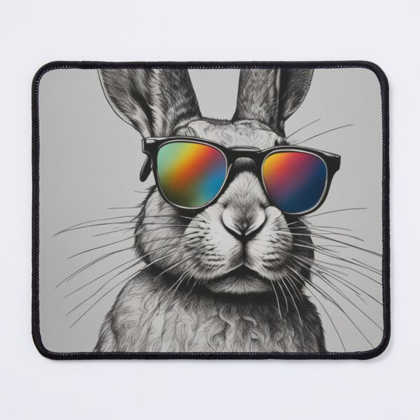 Item preview, Bunny with glasses designed and sold by BentoPrint.
