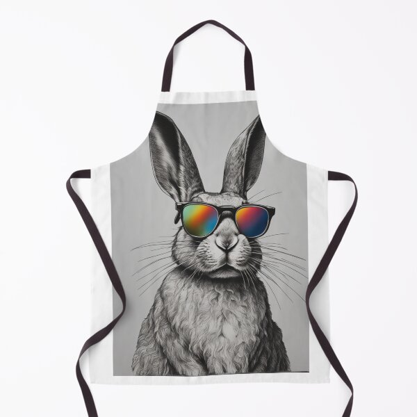 Item preview, Bunny with glasses designed and sold by BentoPrint.