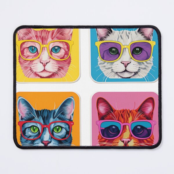 Item preview, Equipo de gatos geniales designed and sold by windylize.