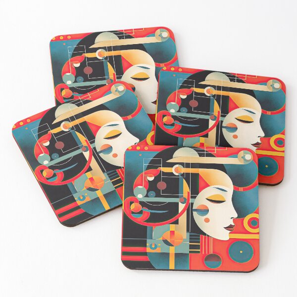 Item preview, Explore Simplistic & Minimalistic Japanese Geisha Portraits with a Majestic Touch designed and sold by ArtificialGenes.
