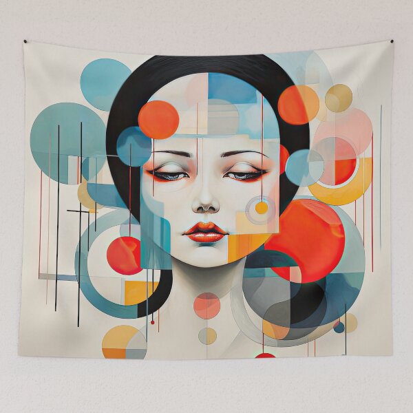 Item preview, Explore Simplistic & Minimalistic Japanese Geisha Portraits with a Majestic Touch designed and sold by ArtificialGenes.