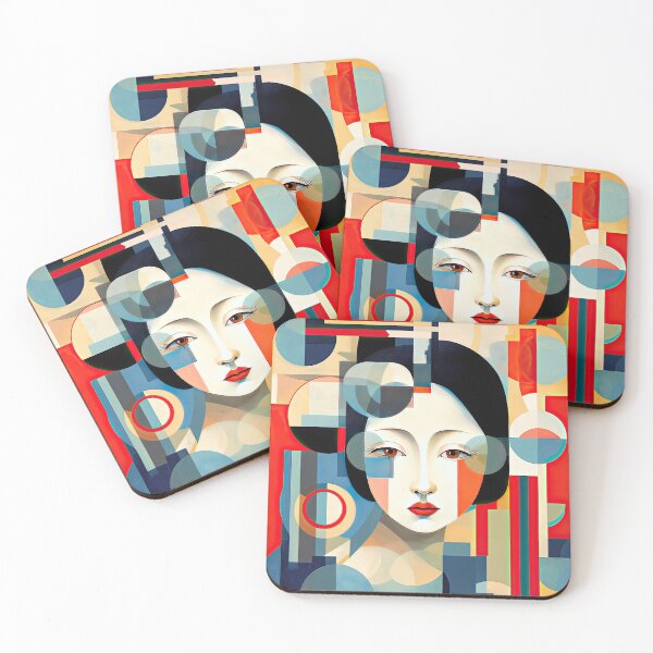 Item preview, Explore Simplistic & Minimalistic Japanese Geisha Portraits with a Majestic Touch designed and sold by ArtificialGenes.