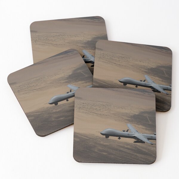 Item preview, STK109309M-An umanned aerial vehicle conducts airdrop operations. designed and sold by StocktrekImages.