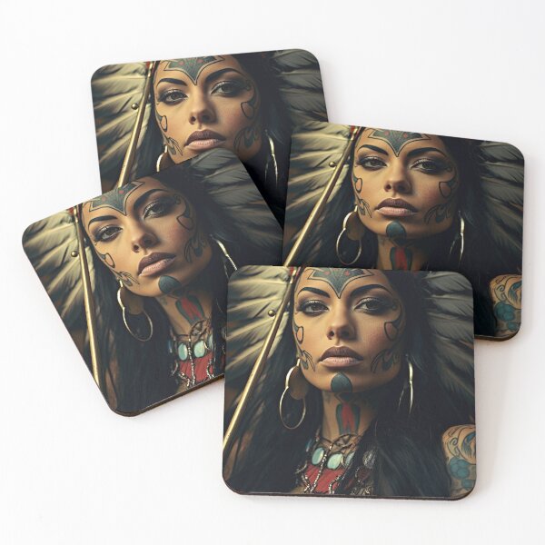 Item preview, Free and warrior American Indian designed and sold by Uranus-arte.