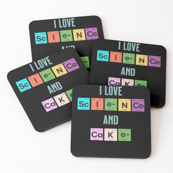Item preview, I Love Science and Cake designed and sold by WenegeeDesigns.