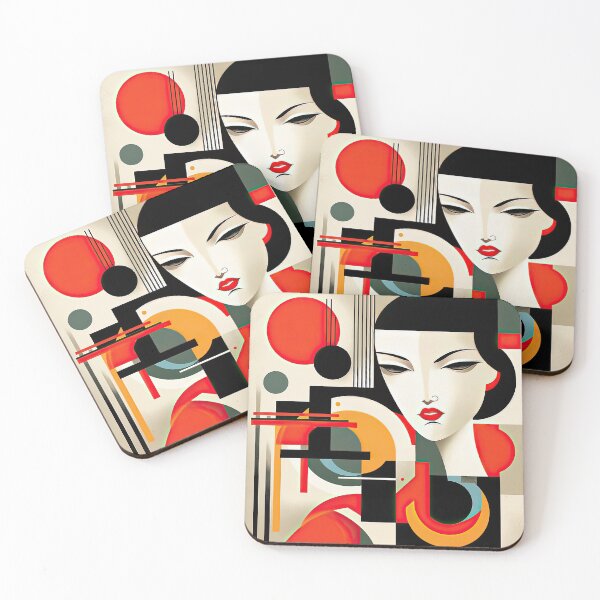 Item preview, Explore Simplistic & Minimalistic Japanese Geisha Portraits with a Majestic Touch designed and sold by ArtificialGenes.