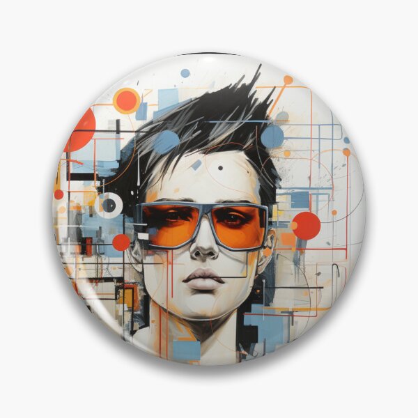Item preview, red sunglasses man designed and sold by UILOVE.