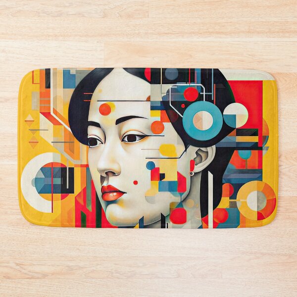 Item preview, Explore Simplistic & Minimalistic Japanese Geisha Portraits with a Majestic Touch designed and sold by ArtificialGenes.