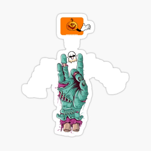 spooky halloween-comics Sticker