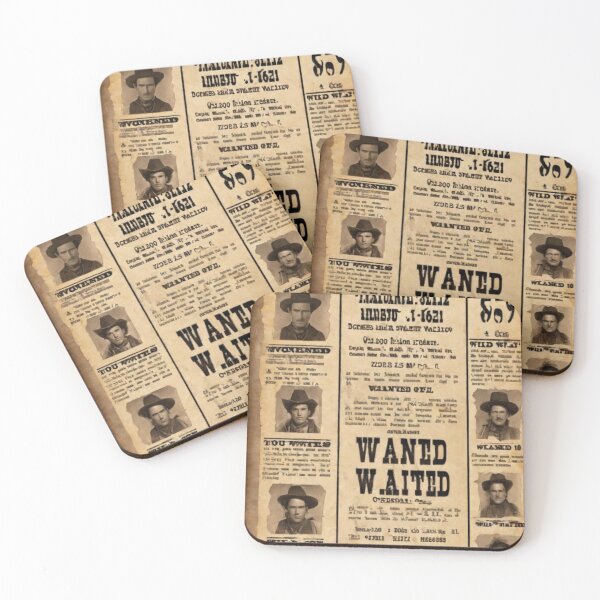Item preview, The Legendary Gunslinger: Wanted Sign in the Wild West designed and sold by Artedig.