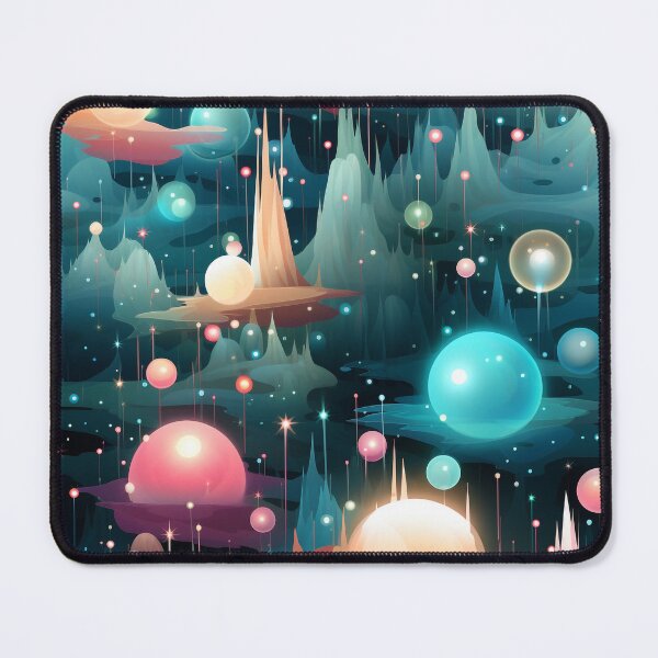 Item preview, Psychedelic Space Topography with Ships designed and sold by YYWDesigns.