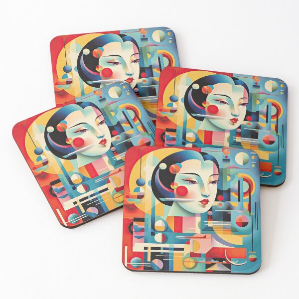 Item preview, Explore Simplistic & Minimalistic Japanese Geisha Portraits with a Majestic Touch designed and sold by ArtificialGenes.