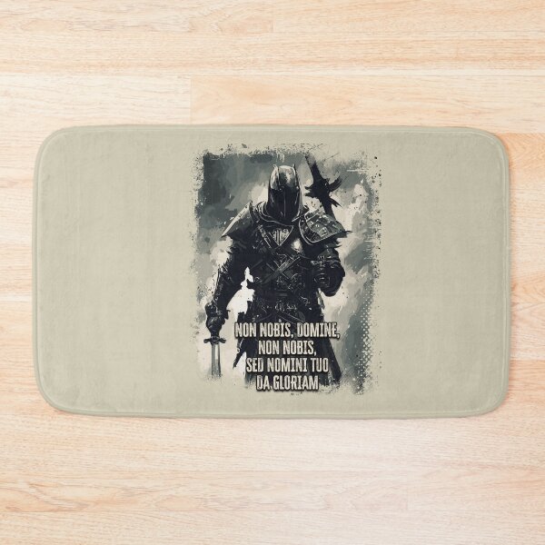 Item preview, Templar Knight Motto The crusader / abstract warrior portrait designed and sold by Naumovski.