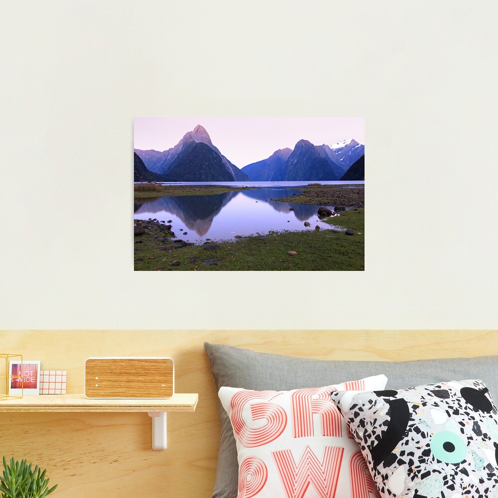 Milford Sound Dawn, South Island, New Zealand Photographic Print