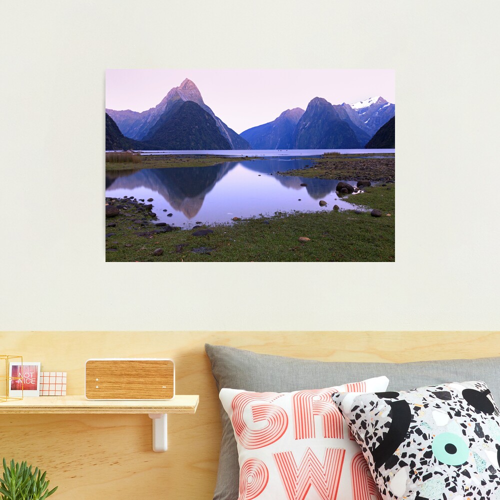 Milford Sound Dawn, South Island, New Zealand Photographic Print