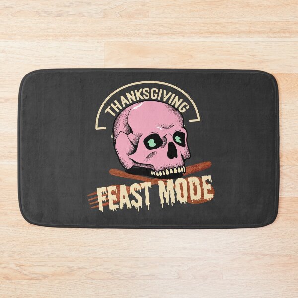 Item preview, Spooky Thanksgiving feast skull art designed and sold by VieBelieve.
